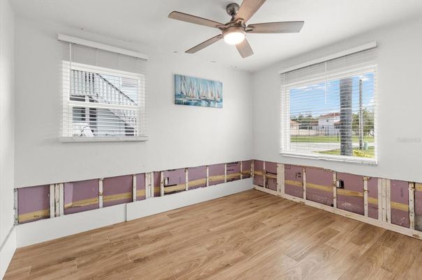 Empty room, Interior, Wood Texture Flooring