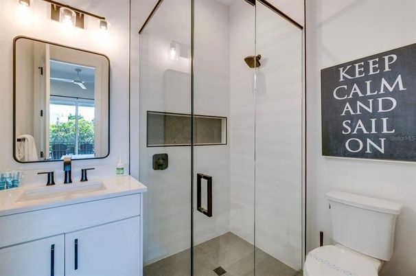 Bathroom, Glass Shower, Interior