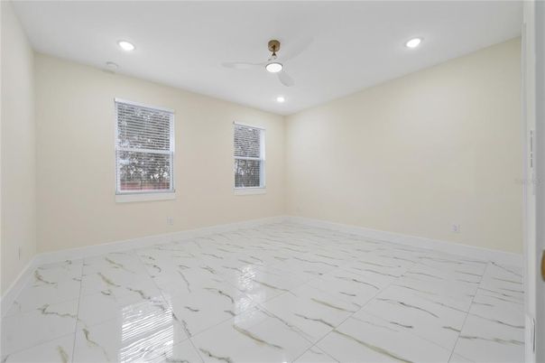 Empty room, Interior, Marble, Recessed Lighting
