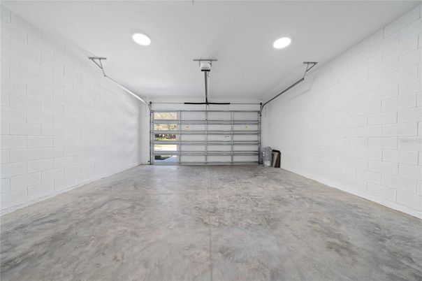 Garage, Interior, Recessed Lighting