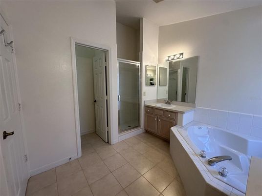 Bathroom, Dual Sink Vanities, Glass Shower, Interior