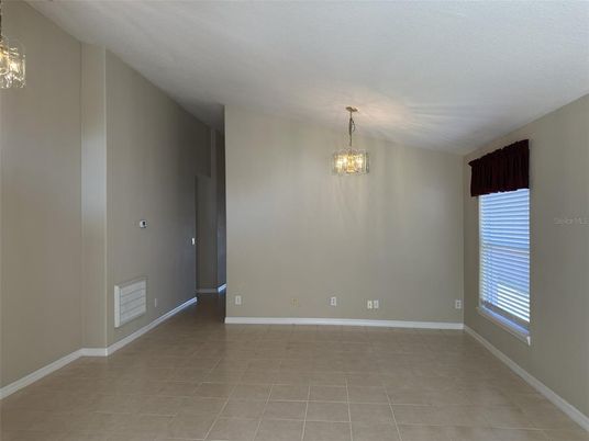 Chandelier, Empty room, Interior