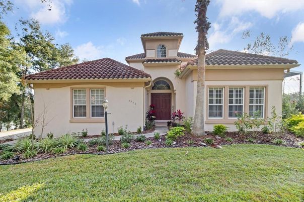 Backyard, Exterior, Facade, Mediterranean