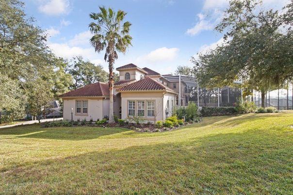 Backyard, Exterior, Facade, Mediterranean