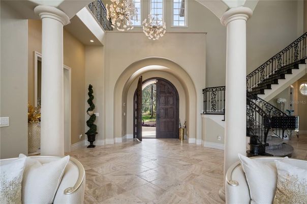 Chandelier, Interior, Recessed Lighting