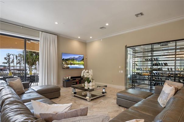 Interior, Living room, Recessed Lighting