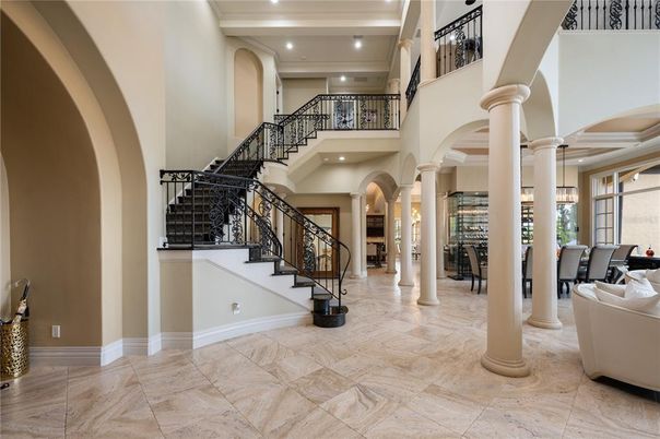 Dining room, Interior, Recessed Lighting