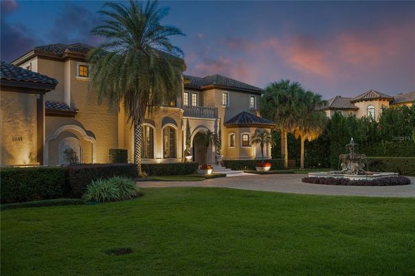 Backyard, Exterior, Facade, Mediterranean