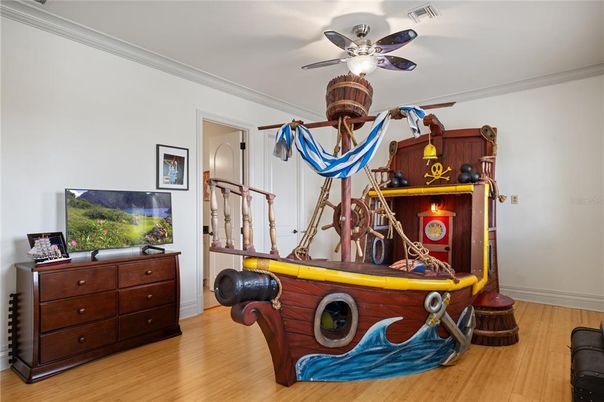 Fitness Equipment, Interior, Wood Texture Flooring
