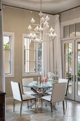 Chandelier, Dining room, Interior