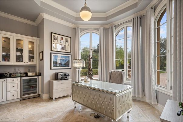Home Office, Interior, Pendant Lights