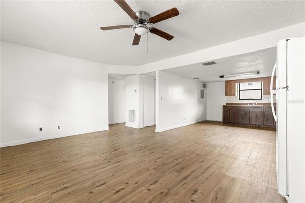 Empty room, Interior, Wood Texture Flooring