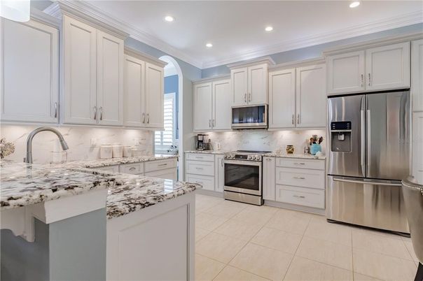 Interior, Kitchen, Recessed Lighting, Stainless Steel Appliances