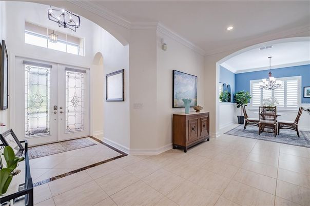 Chandelier, Dining room, Interior, Recessed Lighting