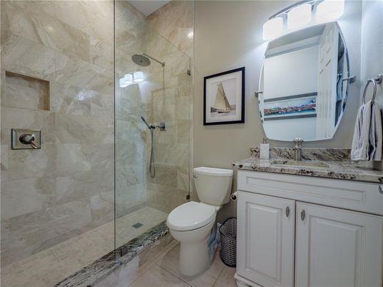 Bathroom, Glass Shower, Interior