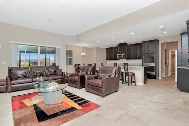 Dining room, Interior, Kitchen, Living room, Pendant Lights, Recessed Lighting, Stainless Steel Appliances