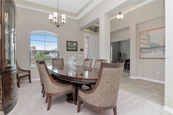 Chandelier, Dining room, Interior