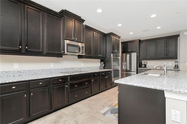 Interior, Kitchen, Recessed Lighting, Stainless Steel Appliances