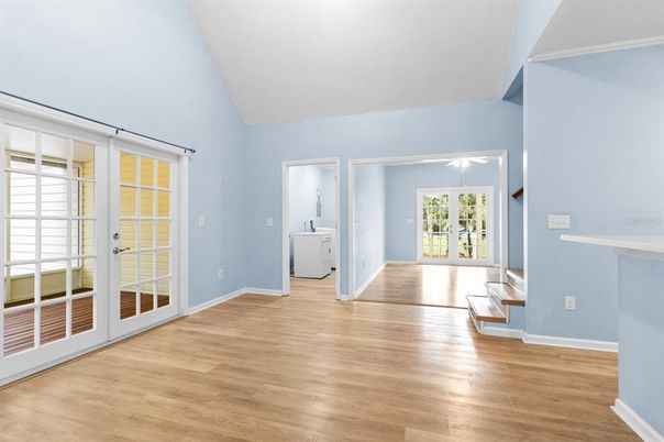 Empty room, Interior, Wood Texture Flooring
