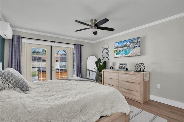 Bedroom, Interior, Wood Texture Flooring