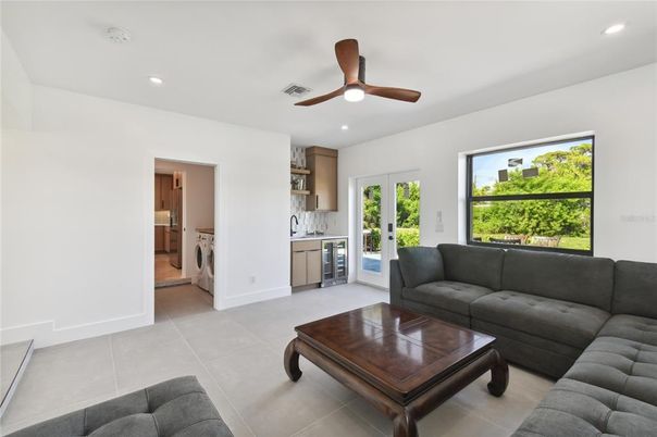 Interior, Living room, Recessed Lighting