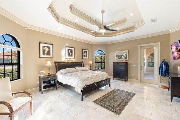 Bedroom, Interior, Recessed Lighting