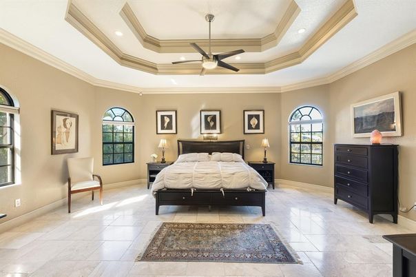 Bedroom, Interior, Recessed Lighting