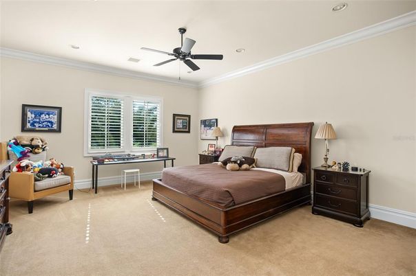 Bedroom, Interior, Recessed Lighting