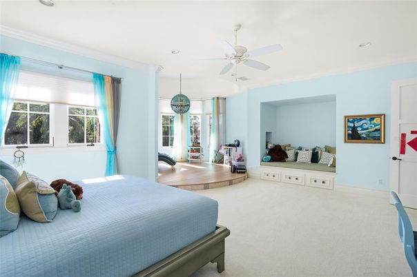 Bedroom, Interior, Pendant Lights, Recessed Lighting