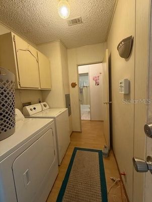 Interior, Washer, Wood Texture Flooring