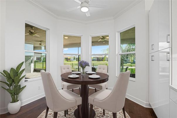 Dining room, Interior, Wood Texture Flooring