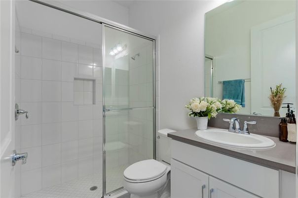 Bathroom, Glass Shower, Interior