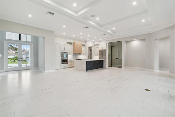Interior, Kitchen, Recessed Lighting, Stainless Steel Appliances