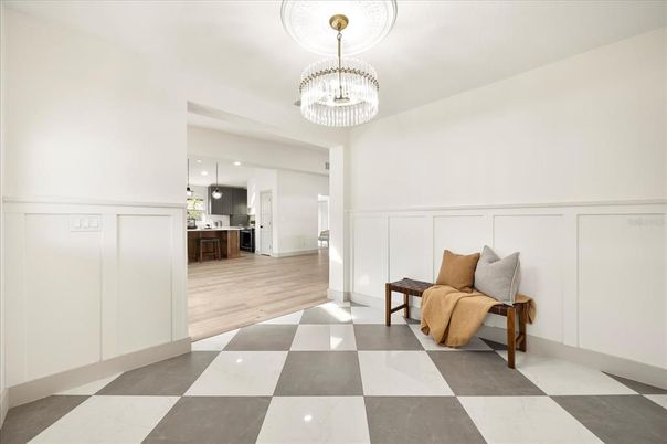 Chandelier, Interior, Kitchen, Recessed Lighting
