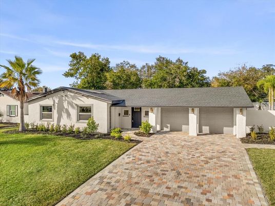 Attached, Backyard, Exterior, Facade, Ranch