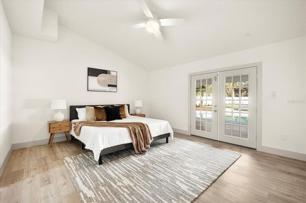 Bedroom, Interior, Wood Texture Flooring