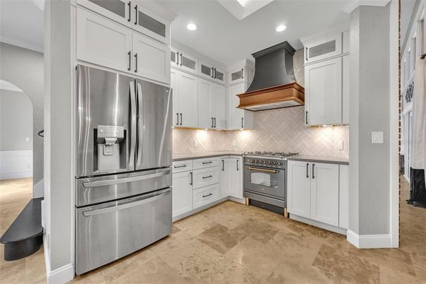 Interior, Kitchen, Recessed Lighting, Stainless Steel Appliances