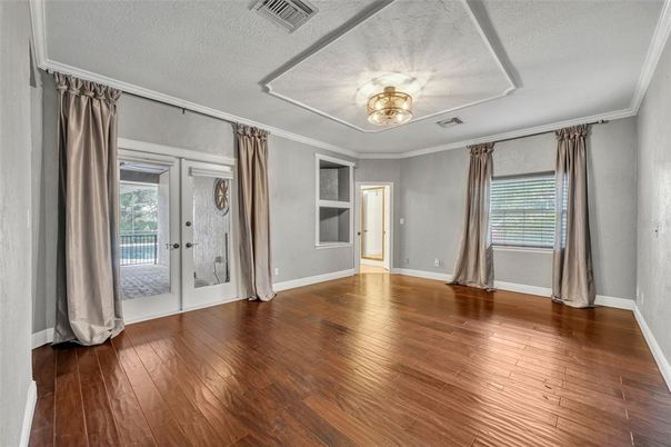 Empty room, Interior, Wood Texture Flooring