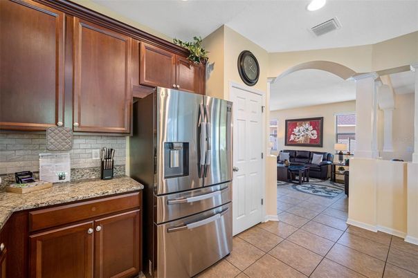 Interior, Kitchen, Living room, Recessed Lighting, Stainless Steel Appliances
