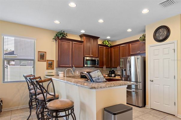 Interior, Kitchen, Recessed Lighting, Stainless Steel Appliances
