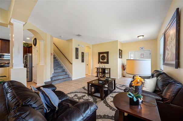 Interior, Kitchen, Living room, Recessed Lighting