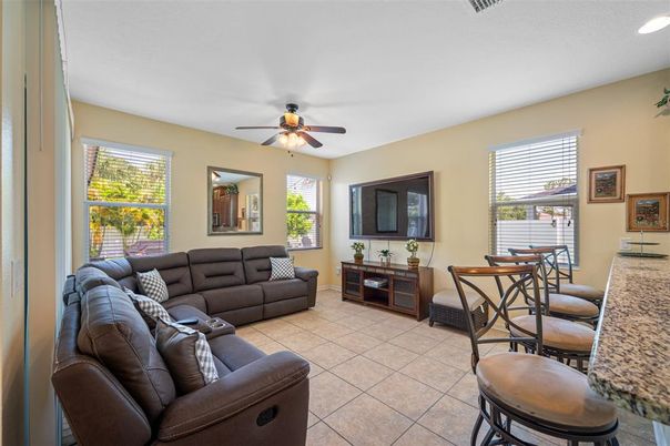 Interior, Living room, Recessed Lighting