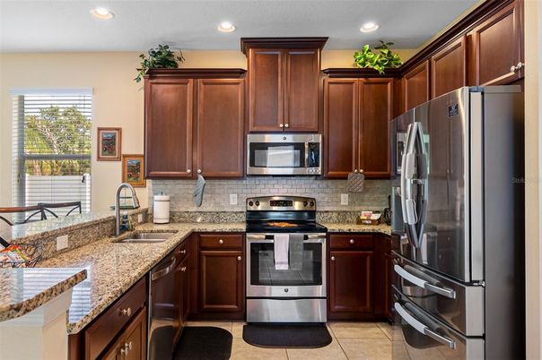 Interior, Kitchen, Recessed Lighting, Stainless Steel Appliances