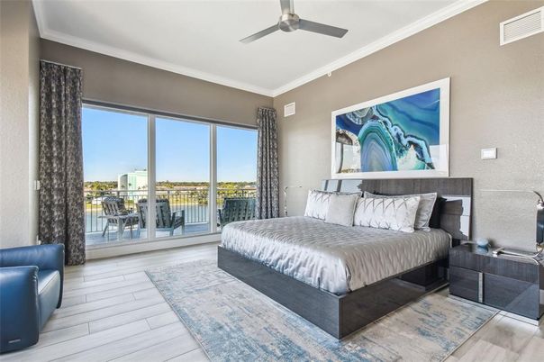 Bedroom, Interior, Water, Wood Texture Flooring