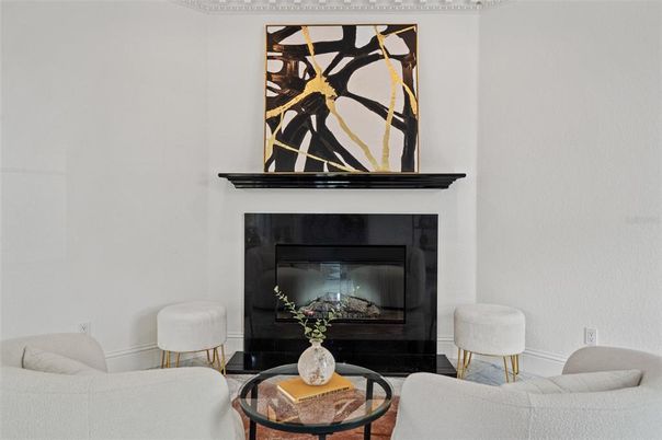 Fireplace, Interior, Living room