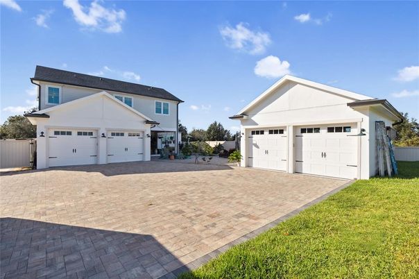 Backyard, Detached Garage, Exterior
