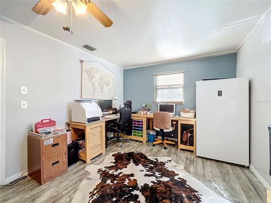 Home Office, Interior, Wood Texture Flooring
