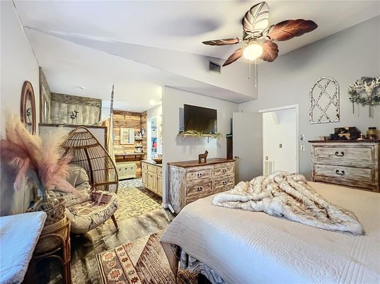 Bedroom, Interior, Recessed Lighting