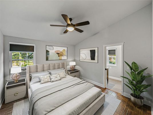 Bedroom, Interior, Wood Texture Flooring
