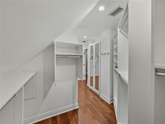 Interior, Recessed Lighting, Walk-in Closets, Wood Texture Flooring
